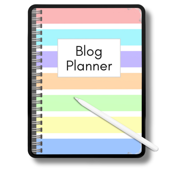 Digital Blog Planner (2024 + Undated)