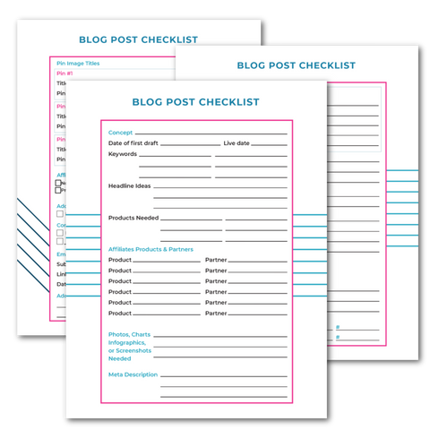 Ultimate Blog Post Checklist