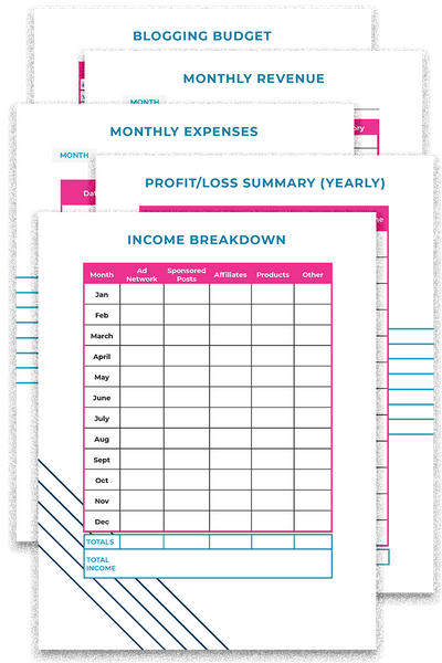 Blogging Business Planner (24 Pages).